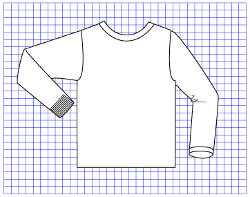 Chalk Pullover - Dynamic Pattern