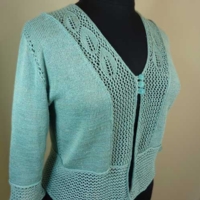 Lacy Leaves Jacket | ANY machine | ANY yarn | Machine Knitting Pattern