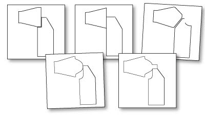 Side-by-side drawings of sleeve styles showing armhole variations and construction techniques for machine knitting