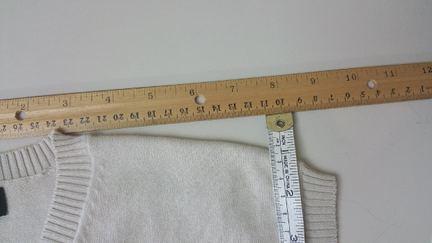 Use a straight edge again to determine the shoulder slope