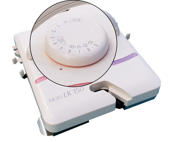 LK-150 stitch dial