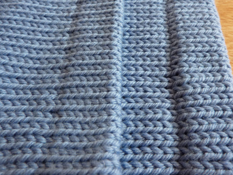 machine knitted hems
