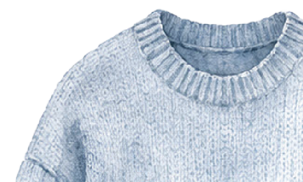 Knitted sweater for someone new to machine knitting