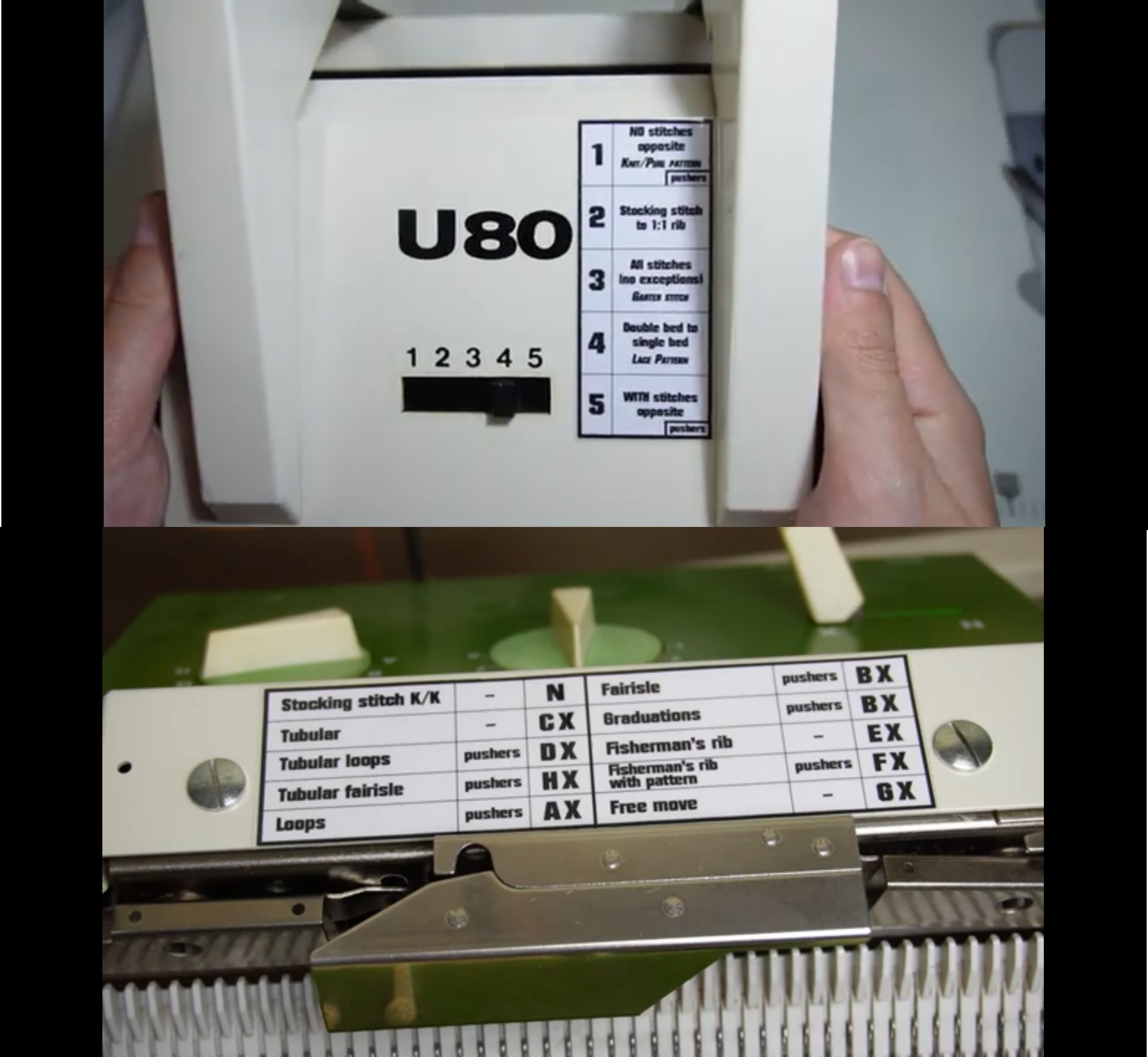 Passap DM80 knitting machine
