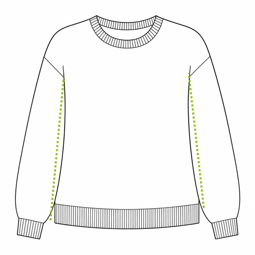 Relaxed fit garment