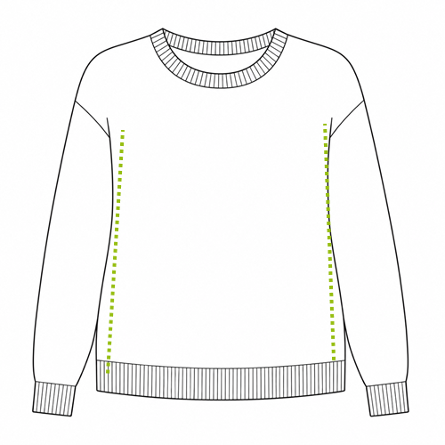Standard fit garment
