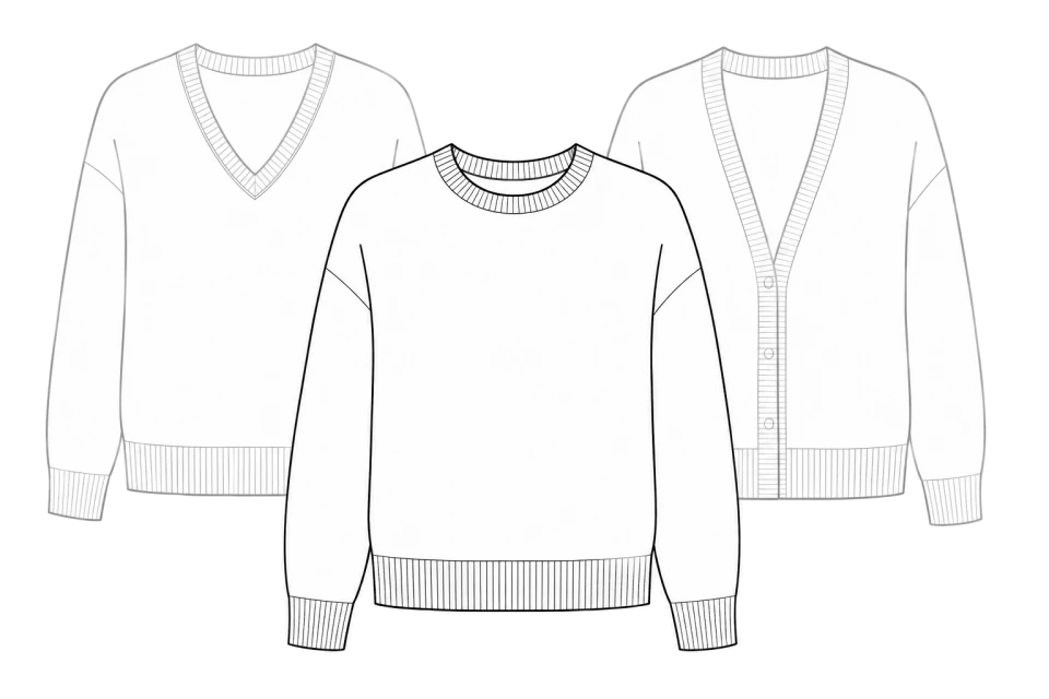 Drop Shoulder Sweater