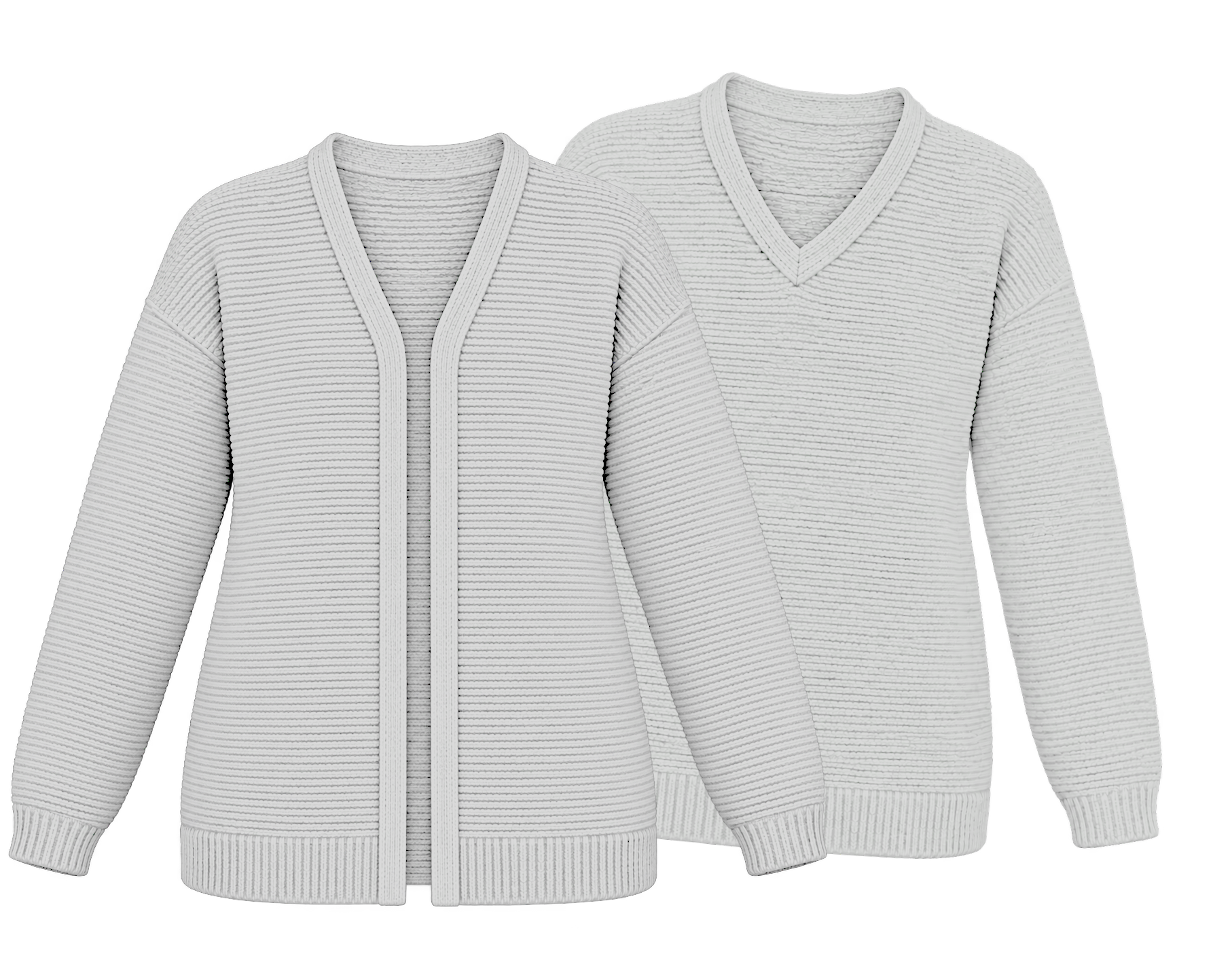 Sideways Knit Sweater
