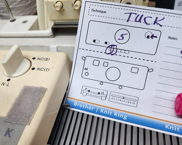 Machine Technique Reference Cards