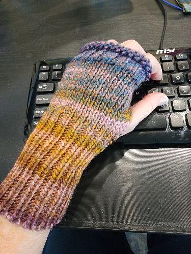 Quick No Gore Fingerless Mittens